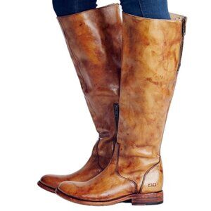 BED STU Tess Distressed Leather Riding Boots BEDSTU Size 8